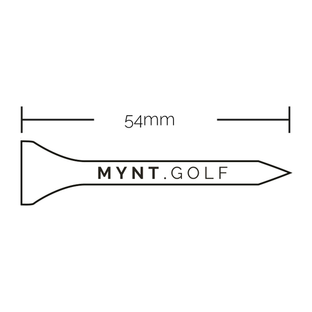 100 pezzi<br> Tees da golf MYNT Premium<br> 54 mm
