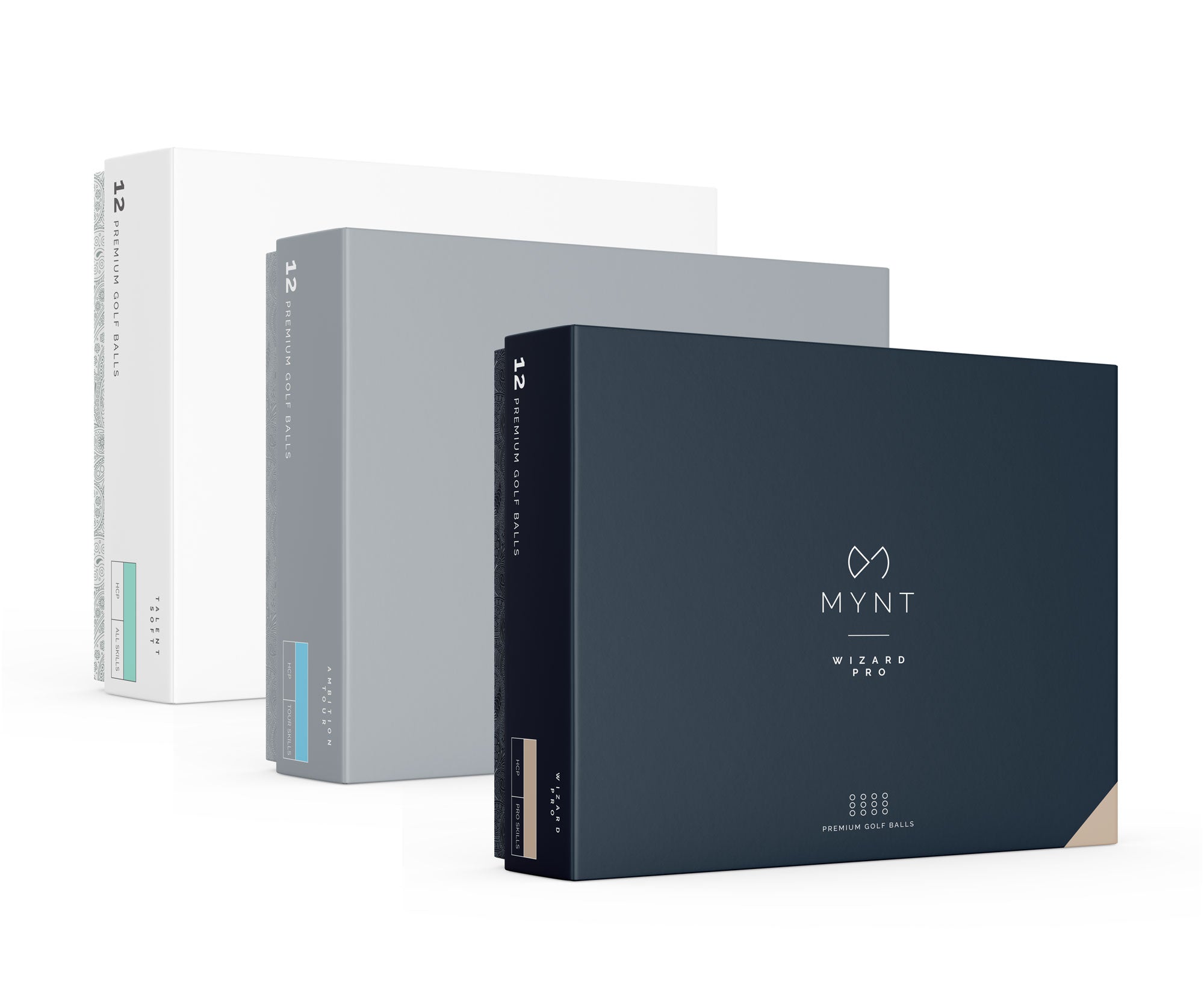 Paquete de prueba de bolas de golf MYNT